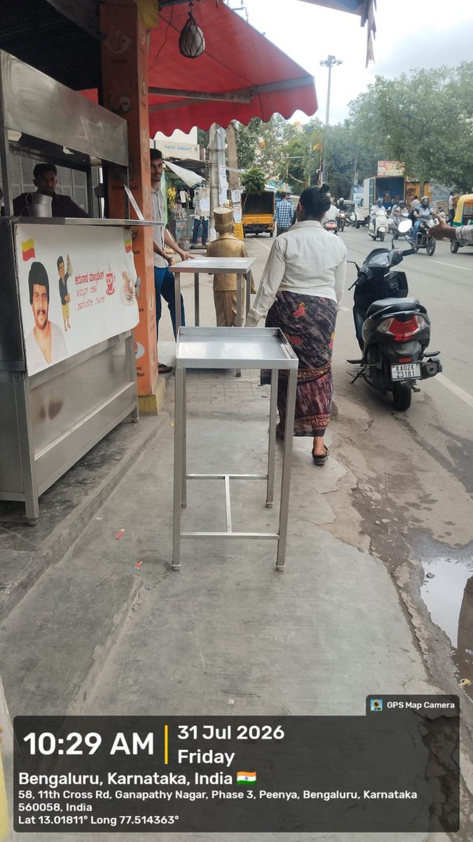ChristinMP_'s tweet photo. Bengaluru West City Corporation cleared 167.97 km of footpath encroachments between July 1-31

After 163.37 km was cleared till July 30, another 4.6 km was cleared on July 31. The drive removed 450 petty shops, 685 pushcarts, 405 canopies, 736 steps/ramps, 997 advertisement boards, 80 sheds & 351 tonnes of debris. A total of 25km of footpaths was repaired @BWCCofficial