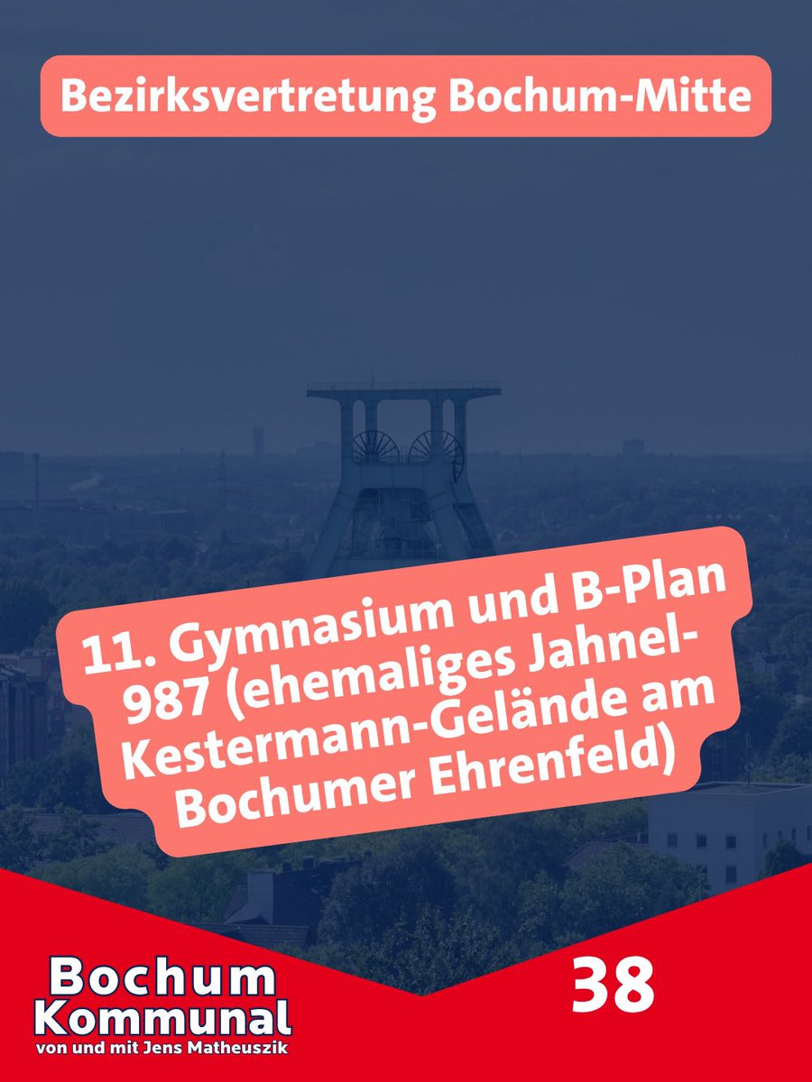 JensMatheuszik's tweet photo. Folge 38 #BochumKommunal (kommunalpolitischer Podcast aus #Bochum): 11. Gymnasium, B-Plan 987, Diskussionen und Entscheidungen im Rat der Stadt Bochum 🏛️🏙️ #ratBO usw. 

Bochum-Kommunal 🎙️ gibt es überall, wo es Podcasts gibt.

Links beispielsweise hier: https://t.co/8p0JewmFyH https://t.co/EsqWslL2tR