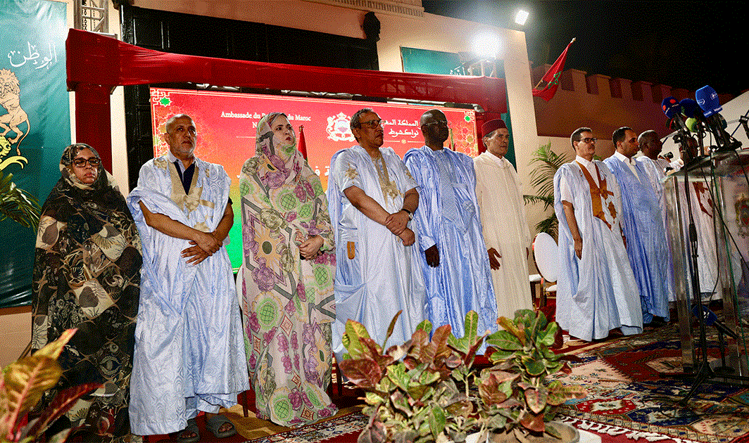 marie_taba's tweet photo. 🇲🇷🤝🇲🇦 شهدت نواكشوط احتفالًا بالذكرى الـ27 لعيد العرش المغربي، بحضور رسمي ودبلوماسي واسع، في تأكيد جديد على متانة العلاقات الموريتانية المغربية. وأكد السفير المغربي أن التعاون ��ين البلدين يواصل زخمه بدعم من قيادتي البلدين، بما يعزز الشراكة الثنائية في مختلف المجالات. #موريتانيا https://t.co/AMR4PT3CP7