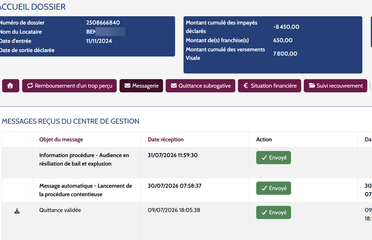 Espritriche's tweet photo. L'étau se resserre pour mon locataire qui pense que ne pas payer son loyer = 0 conséquences.

Il en est à 8450 € (Visale me paye pas de soucis) et une audience est prévue pour résilier le contrat.

Quelle bonheur de ne rien avoir à gérer ! https://t.co/O3c17nLeHB