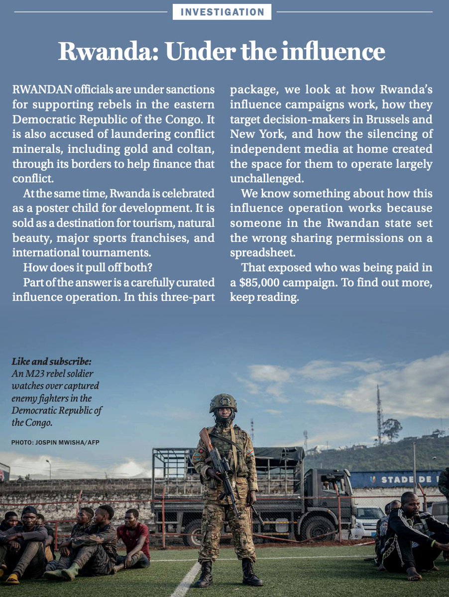 Smith_JeffreyT's tweet photo. #Rwanda 

"You are told as soon as you see someone criticize Kagame on social media, you have to go on the attack, to intimidate ... You are told: 'Try to have as many accounts as you can.'" 

https://t.co/x1Tosi1qP0 @thecontinent_ https://t.co/tsfBcuoGS6