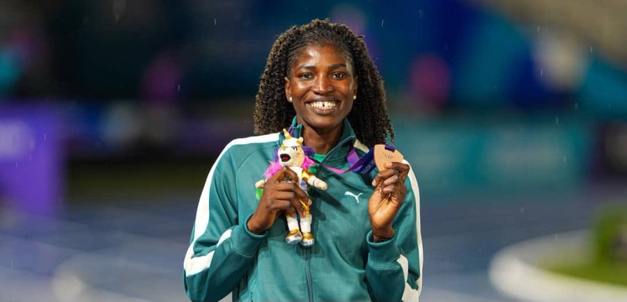 MzOyindolly's tweet photo. 🇳🇬 HISTORY MADE IN GLASGOW! 🥉

LIS grant winner, Temitope Adeshina has won bronze in the women's high jump at the 2026 Commonwealth Games, ending Nigeria's 72-YEAR wait for a medal in the event! 🔥 #commonwealthgames2026 https://t.co/VY7ZJbSbdc