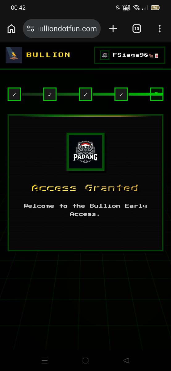 FSiaga98's tweet photo. @bulliondotfun Done ✅

Wallet EVM : 0xC8249b3C1B108848f56e592f5C533362d88d8b6F https://t.co/sCriv3xgCf