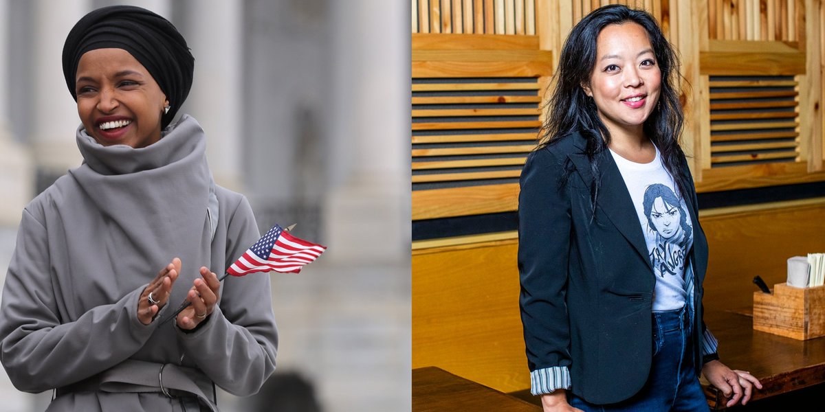 IAPolls2022's tweet photo. Rep. Ilhan Omar (D-MN) to join Francesca Hong at Milwaukee campaign rally on Sunday, Aug. 2 https://t.co/YMGMHmxX1S