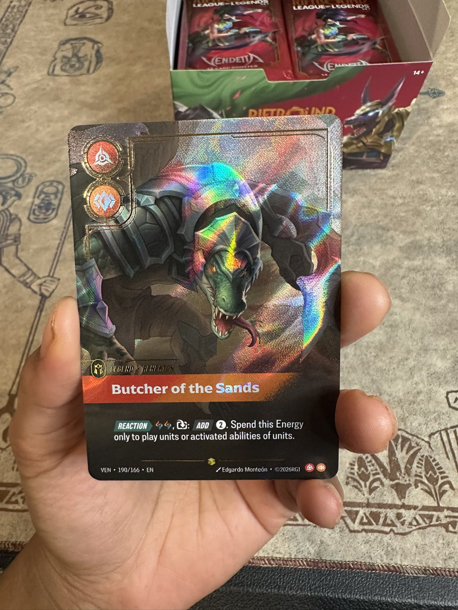 xmellowtea's tweet photo. I know I should be grateful that I pulled an over numbered 🥲 but I just hate this card too much 😭😭 https://t.co/ctYWIqK4W1