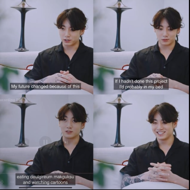 kthwikl's tweet photo. yuni meu anjo vamo parar de projeção o tae foi atrás de autonomia no lançamento do álbum dele com um estilo próprio. jk é o único do grupo q n passa de um vassalo da hybe que aceita tudo ou fica sem nada https://t.co/h2DTttOkaX
