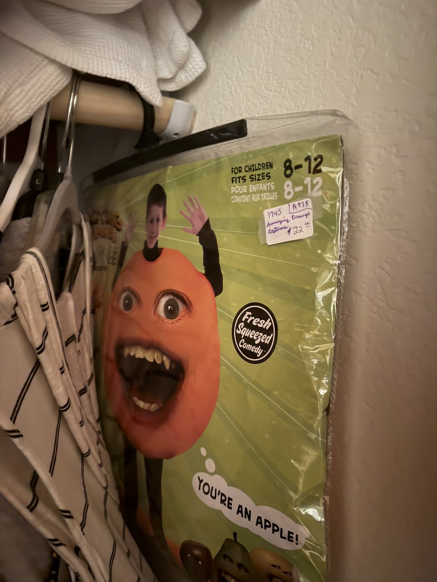 pestjuice's tweet photo. it lurks in my closet like the fucking green goblin mask https://t.co/1ye5XqOzFT