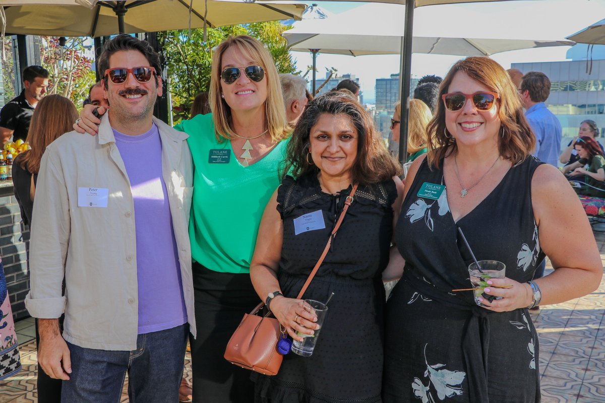 tulanealumni's tweet photo. Calling All Angels 

We followed the sun out west to catch up with our Tulane Alumni Association (TAA) Board and Tulane community members in the heart of Los Angeles. As the TAA Board prepares for the upcoming academic year, learn more about how our krewe works together to keep our community as strong as ever. 

📰: https://t.co/1wvQL6x8Nj