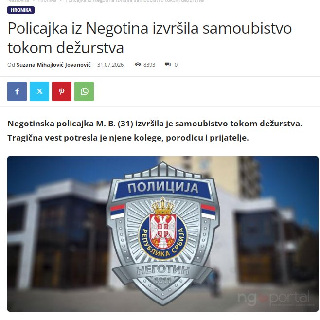 SrdjanPrekovic2's tweet photo. Primaju i zaposljavaju s koca i konopca,provere i kriterijumi nikakvi ,a sam bog zna koliko ima onih kojima nije ni dozvoljeno da nose oruzje ,a rade u MUPu.
Tako je to kad od jedne drzavne sluzbe stvoris brlog kojem niko ne veruje i u kojem je sramota raditi.
Raspad sistema 😏 https://t.co/13VkIP24Rj