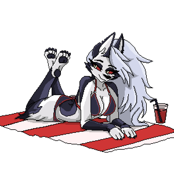 Pixeltruster's tweet photo. Loona needs help with the tanning lotion ☀️☀️☀️ https://t.co/b1TXpyAU2O