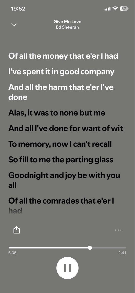 snoozeynwa's tweet photo. i don’t remember when i last listened to ed sheeran‘s „give me love“. 

i don’t remember this part at all. where did this come from? https://t.co/dzg51zPsDY
