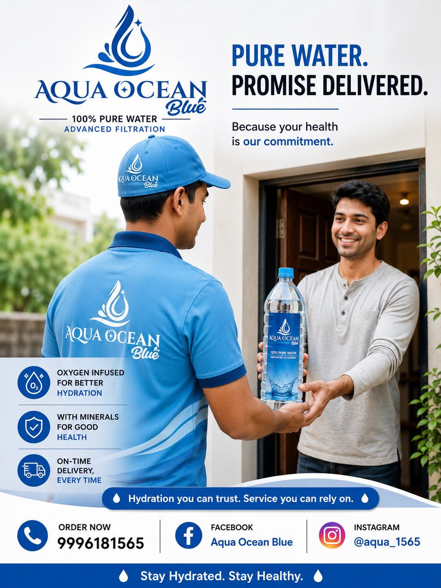 aquaoceanblue's tweet photo. #AquaOceanBlue #aquaoceanblue #mineralwater
 @ShivamPathreri https://t.co/UHOmuYvNT6