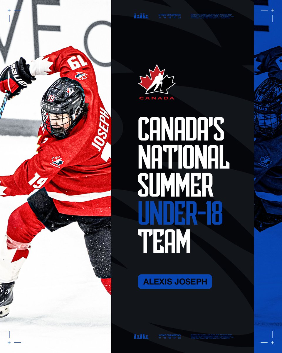 SJSeaDogs's tweet photo. Jo gets the call ๐๐
Alexis Joseph has been named to Canada's National Summer Under-18 Team roster for the 2026 #HlinkaGretzkyCup!
#GoDogsGo | @HockeyCanada https://t.co/4O7ImuAzLH