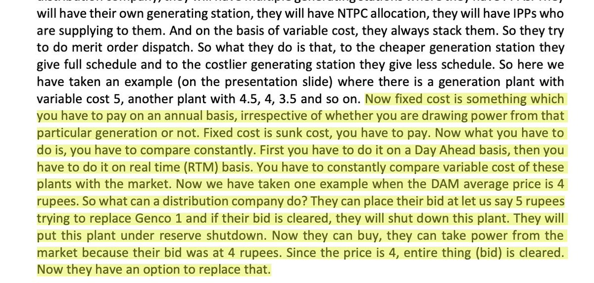 marginofstpdty's tweet photo. At the risk of sounding like a broken record, I repeat that IEX is among the cleanest beneficiaries of India’s energy transition. Went thru the latest analyst meet transcript - 40 pages, absolute banger.

India’s electricity cons. was flat in FY26, yet IEX electricity volumes grew 17%. 
IEX is no more just a power/exchg liquidity moat. If you were to remember one keyword of this thesis it should be tradeable imbalance.

India's grid is becoming larger, greener, more weather-dependent, more regional, more time-sensitive, and more optimized. Every time the system has surplus in one pocket and shortage in another, a trade is created.

The evidence is RTM. DAM used to be whole of IEX; 95% of IEX volumes. Today, RTM is 34%, DAM is 39%. RTM is accelerating at 25%+ while DAM at high single digit.

Why is RTM slated to be the dominant segment of the market? Because India is not Europe. ~85% of DISCOM demand is still met through long-term PPAs.

DAM is mainly used for planned or marginal gaps.
RTM is used when reality changes after the plan is made.

In other words, DAM helps plan yesterday; RTM fixed the plan gap today. A state may sell power one day because wind generation is high. The very next day it can be a buyer if the winds don't blow. 

So, that makes IEX a misjudged power-demand story. Growing evidence points that it's a grid-complexity thesis. 
Electricity demand may grow 5–6% but exchange volumes can grow faster because the system structurally creates more: forecast errors, outages, surplus power, shortages, price gaps and last-minute balancing needs.

A DISCOM may have a long-term PPA. But if its contracted plant has ₹5/unit variable cost, and exchange power is available at ₹4, it can back down expensive generation and buy from the exchange. 

This implies that RTM is not merely a last-minute balancing or emergency power tool. Discoms are saving costs. 
They evaluate whether to run their expensive contracted plant? Or buy cheaper power from the exchange?
That decision creates volume.

Solar amplifies this further. During high-demand periods, daytime prices drop around ₹2/unit. If a DISCOM has thermal power with ₹5/unit variable cost, it can buy cheaper power from the exchange during solar hours.

Andhra Pradesh saved ₹2,350 crore during COVID while Telangana saved ~₹700 crore in FY26. Management guides that 10% of PPA-tied power could potentially be replaced through market participation. The incentive is an obvious no-brainer for Discoms.

Next aspect is regional diversity. India is not one uniform power market. Solar surplus often arises in Gujarat & Rajasthan. Wind generation is strong in Karnataka & Tamil Nadu. While the regional demand is affected by heat, agriculture, industry and rainfall.
This creates constant pockets of surplus and shortage.

I was shocked to learn that discoms are the largest buyers and sellers on the platform. Half of sell-side volume comes from state utilities while 80%+ of buy-side volume also comes from distribution utilities. 

It's the same class of participating operating in different time in different regions.

So essentially, IEX doesn't need everyone to be short of power; it needs one participant to be surplus while another in deficit. 

Next driver worth noting is demand shifting. Time-of-day tariffs are pushing consumption towards solar hours. In 2019, demand was more evening-heavy. By 2026, peak demand was closer to 3 PM on some days (around solar hours).
IEX Mgmt estimates ~50 GW of additional demand-shifting to solar hrs by FY35.

Why does this matter for IEX? Because solar power is abundant during the day. 
If demand shifts into solar hours: 
sell bids clear, 
cheap power is absorbed, 
DISCOMs reduce cost,
and exchange liquidity improves.
Again, more trading.

The next driver is BESS. While the whole market is excited and looking to invest in "BESS theme", few understand the dynamics of their business model. A battery is not just a power asset. 
BESS merchants are arbitrageurs and traders. Buy during low-price solar hours (i.e. charge the battery). Sell during high-price evening hours (i.e. discharge the battery). Repeat this across hundreds of cycles.
That can create a new class of exchange participant. 

Battery costs have fallen ~70% in 3–4 years. Even in FY26, a low-price year, BESS merchants had opportunity of ₹4.5/unit arbitrage across ~550 two-hour cycles.
This is why merchant BESS matters for IEX. BESS will amplify the already accelerating RTM. 

Last but not the least is FDRE - Firm and Dispatchable Renewable Energy projects promise a stable delivery profile. But we already know that solar and wind are variable. So developers overbuild. Because the surplus is uncertain and intermittent, it is hard to contract bilaterally. So, it naturally comes to the exchange. 

Coal exchange is an optionality - I would not value it aggressively yet, but it is worth tracking.
The moat is that once coal exchanges start, existing coal e-auction platforms cannot continue beyond six months. Today, ~120 mt of coal is traded through e-auctions / marketplaces. 
If coal moves from fragmented e-auctions to an exchange model, IEX gets a chance to replicate its power-exchange playbook:
more buyers + more sellers → better price discovery → deeper liquidity → more transactions.
If the rules force liquidity onto exchanges, coal can become a meaningful free option.

Putting it together, the operational flywheel of IEX is stronger than ever. 
More renewables → more variability
More variability → more RTM
More solar → more price gaps
More price gaps → more BESS
More FDRE → more buy/sell imbalances
More active DISCOMs → more optimisation trades

Valuation:
I've read comments on forums investors saying that IEX is still expensive at 20+ PEx. I believe that PEx isn't the right approach in valuing this biz. Let me share a back of the envelope calc (I have done detailed modeling but would avoid that to make this complex)

Before valuing, one small but important concept: float.
When buyers and sellers trade on IEX, money does not instantly move from one party to the other. For a short period, settlement money / margins sit inside the exchange ecosystem.
IEX earns interest on this money. That interest income is economically valuable. This is similar to how insurers earn income on float - though the risk profile and rules are very different.
The float corpus itself does not belong to IEX shareholders. So we should not add the entire float balance to valuation like cash. What shareholders own is the income stream generated from that float.

So the valuation logic is:
Float value = after-tax float income × reasonable multiple

Let's get to valuation 

Mcap of ₹11k crore 
Less
1. Treasury assets: ~₹1,060 cr 
2. IGX stake value: ~₹1,200 cr 
3. Float income value: ~₹785 cr. 

That leaves ~₹8,600–8,700 cr for the core electricity exchange. FY26 standalone op. EBITDA was ~₹514 cr.
So the market is valuing the core exchange at ~16–17x FY26 EBITDA. 
Not cheap, not expensive either - rarely do such near-monopoly platforms trade at mid-teen multiples. 

1 - IEX has 47.5% stake; estimated IPO value pegged by brokers at 2.2k-3k cr). After IPO/OFS, IEX reduces to 25%, but it receives sale proceeds for the stake sold.

2 - ₹69 cr float income × 76% post-tax × 15x

If investors demand 11% return and the core deserves 20x FY29 EBITDA, CMP of ₹131 implies FY29 core EBITDA of only ~₹621 cr; ~6.5% CAGR for the next 3 yrs. 

Read my full thesis on IEX on Substack - https://t.co/JkJwL4Pw57