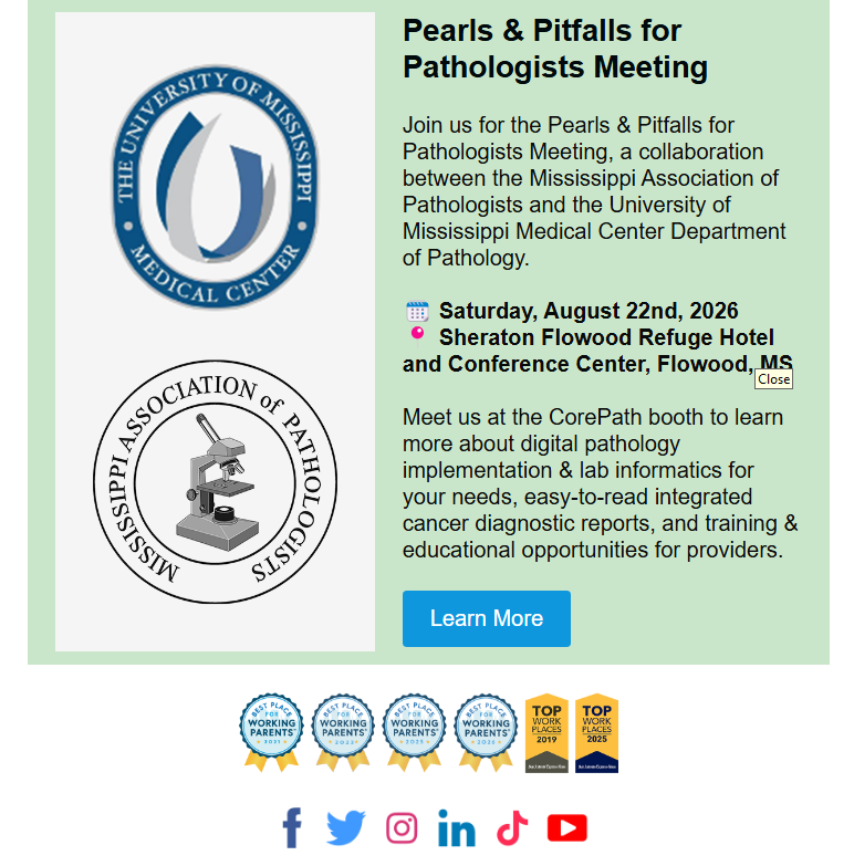 CorePath's tweet photo. Our latest Client eNewsletter is out now! View now at: 
https://t.co/DhnGfEnXpT

#DigitalPathology #Diagnostics #Pathology #Webinar #CaringforLives https://t.co/9sRLK6OHQw