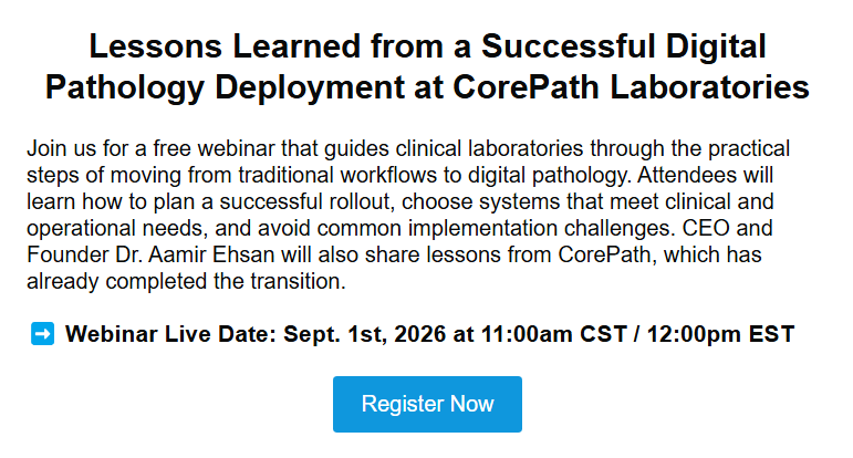 CorePath's tweet photo. Our latest Client eNewsletter is out now! View now at: 
https://t.co/DhnGfEnXpT

#DigitalPathology #Diagnostics #Pathology #Webinar #CaringforLives https://t.co/9sRLK6OHQw