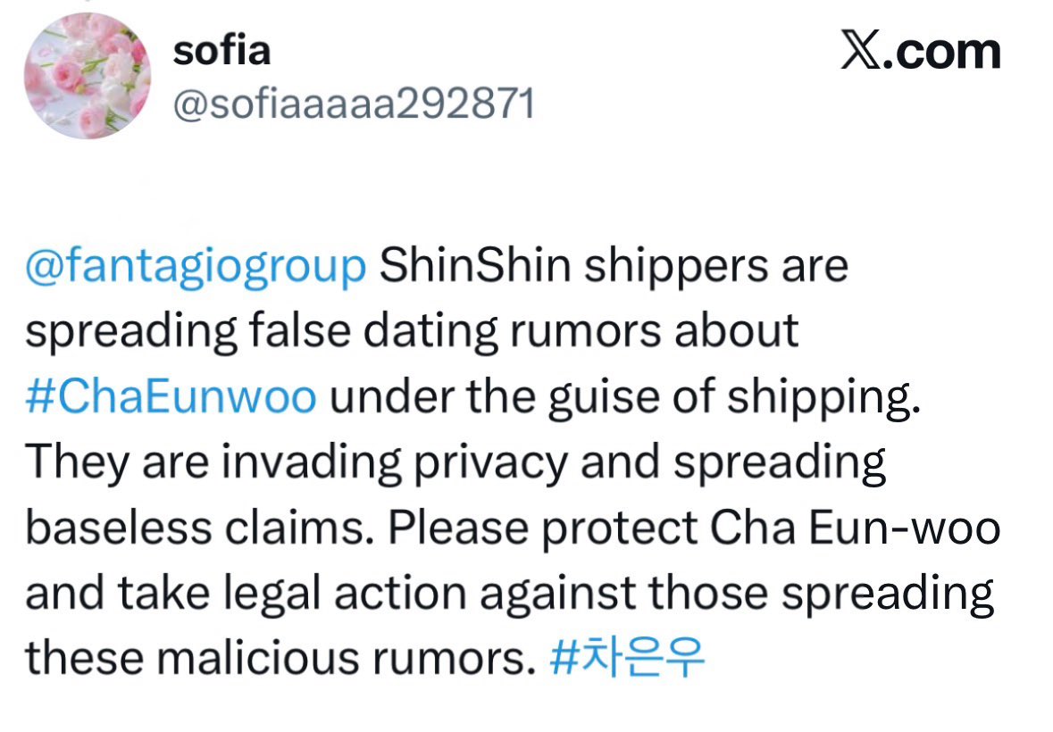 karinMeyerxb's tweet photo. REPORT THEM
There is no room for coherent and conscious thought among SHIPPERS, only fabrications, lies, and hatred directed at artists and fans.
#StopHarassment #EndBullying #StopCyberbullying #NoHate
#NoHarassment #StopHate #RespectArtists #StopShipperHarassment
#ResponsibleFandom #ChaEunWoo #차은우 @Safety @fantagiogroup @ASTRO_Staff