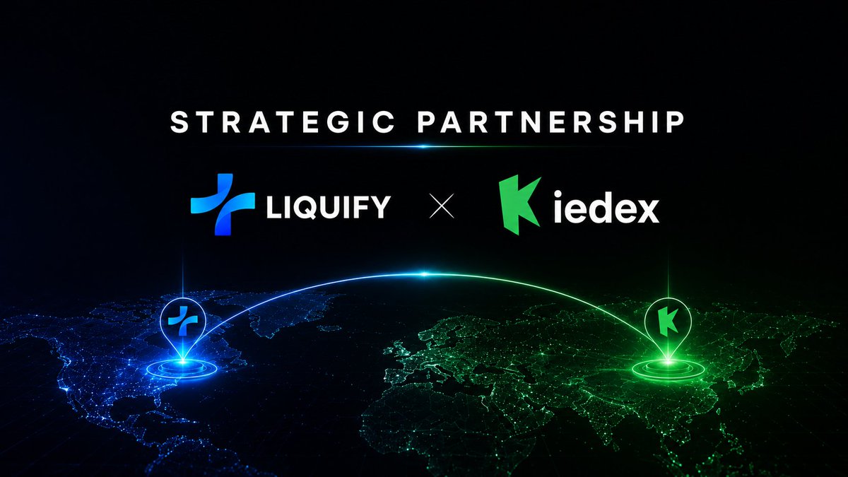 LiquifyDao's tweet photo. 🤝 LIQUIFY × @kiedexapp

We're excited to partner with @kiedexapp, the next-generation crypto futures trading platform built to reward real users through a transparent, activity-driven ecosystem.

Now in testnet and gearing up for Mainnet and TGE, KieDex is redefining the trading experience with a strong focus on community, fairness and sustainable growth.

Together LIQUIFY and KieDex will drive stronger community engagement, expand ecosystem reach and create new opportunities across Web3.

#LIQUIFY #KieDex #Partnership #Web3 #Crypto