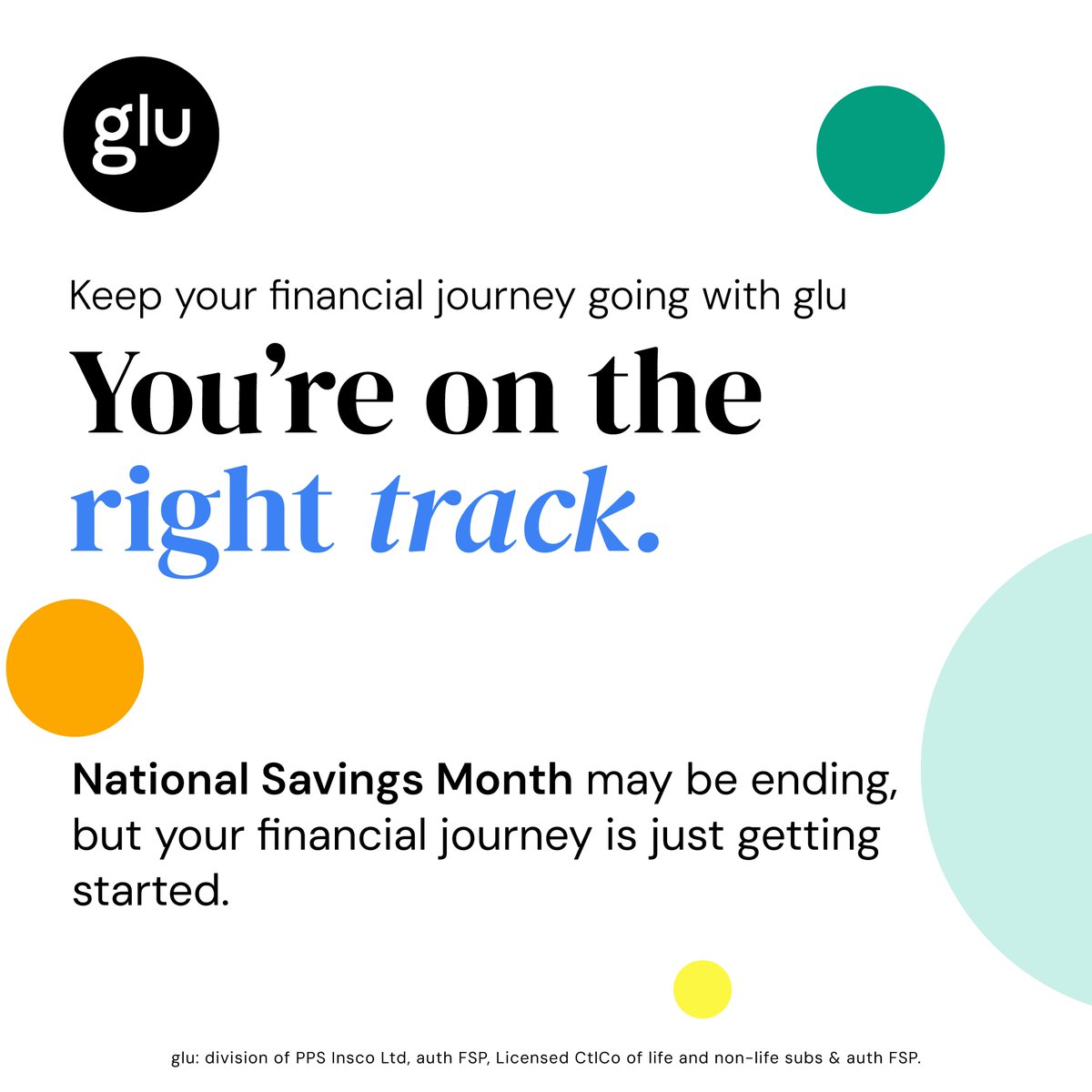 glumutual's tweet photo. #NationalSavingsMonth may be ending, but your financial journey isn't.

Whether you saved a little more, tracked your spending, or simply became more mindful of your money, every step counts.

Keep going. 💚

#glu 
#FinancialProgress 
#MoneyHabits 
#FinancialEducation https://t.co/MWriZDlce8