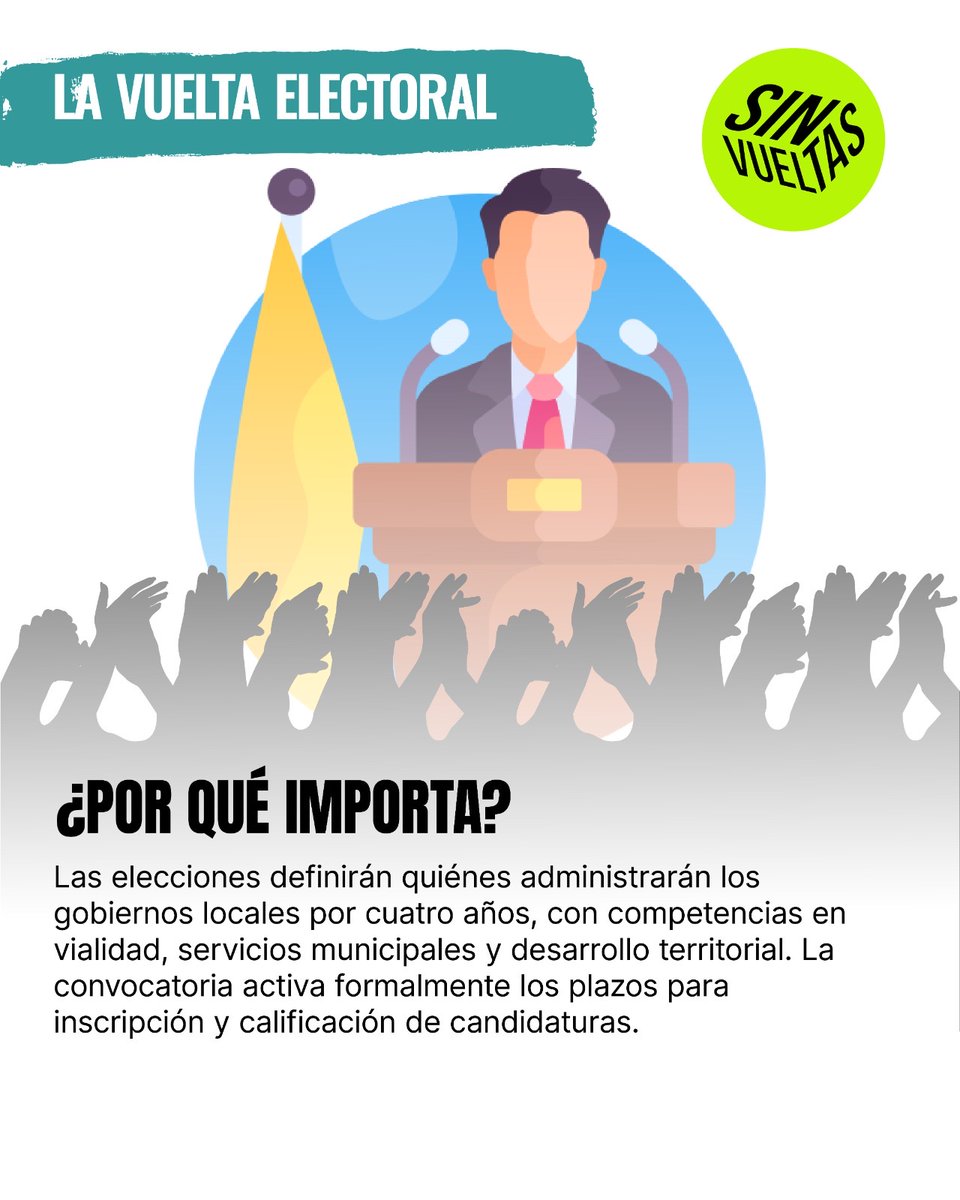 sin_vueltasec's tweet photo. #SinVueltas |   El CNE aprobó este 31 de julio la convocatoria oficial para las elecciones seccionales del 29 de noviembre de 2026. Más de 13,8 millones de electores renovarán autoridades provinciales, cantonales, parroquiales y los siete integrantes del CPCCS. https://t.co/JkA9HkbjjS