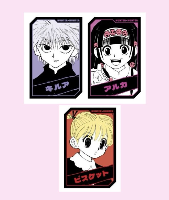 _tira5ki's tweet photo. 【買取】ハンターハンター HUNTER × HUNTER ホロカードコレクション Jヒーローフェア ジャンプショップ

譲）〜定価＋送料

求）アルカ ビスケ ♾  キルア1

✿金額のご提示をお願い致します。
✿お返事にはお時間をいただきます。 https://t.co/VpYJHyw5ID