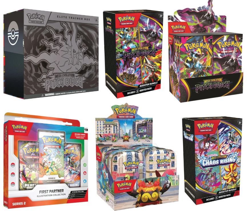 best deals on pokemon booster boxes TCG Scarlet & Violet Stellar Crown Bundle (6 Packs) – Maziply Toys Guaranteed V Pok√©mon, Journey Together Booster Bundle