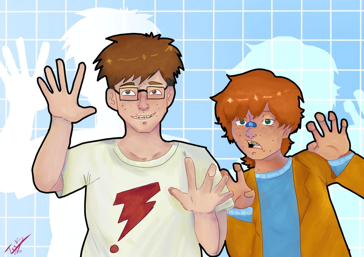 teskreper's tweet photo. Hi, I drew my OC (Angel) 
I drew a comic, who he knows Bill, but I don't like it, I want to draw this comic again, jajaj
I have a case of writer's block; I haven't posted anything on my accounts 😭
#billdickey #welcometoeltingvilleclub
#ocxcanon #billxoc https://t.co/d8YHEKcsRF