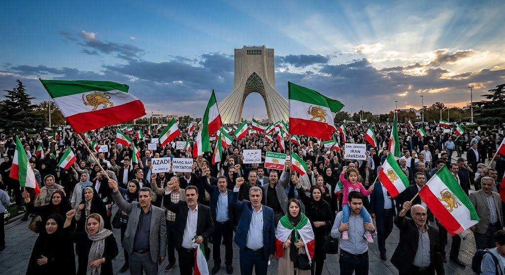 UntilReferendum's tweet photo. هموطن زمان رسیدن شمارش معکوس برای حمله به زیرساخت‌ها به صفر به ساعت رسیده
نه ترامپ
نه نتانیاهو 
موظف به حمایت از ملت ایران و تغییر رژیم نیستند.
بدبختانه احتمالا مثل عراق دهۀ۹۰ خواهیم شد و کوتاه‌کردن زمان و کم‌شدت کردن رنج آن فقط بستگی به حضور خیابانی با #سازماندهی داره.
#IranWar‌ https://t.co/OiO1WhoMvo
