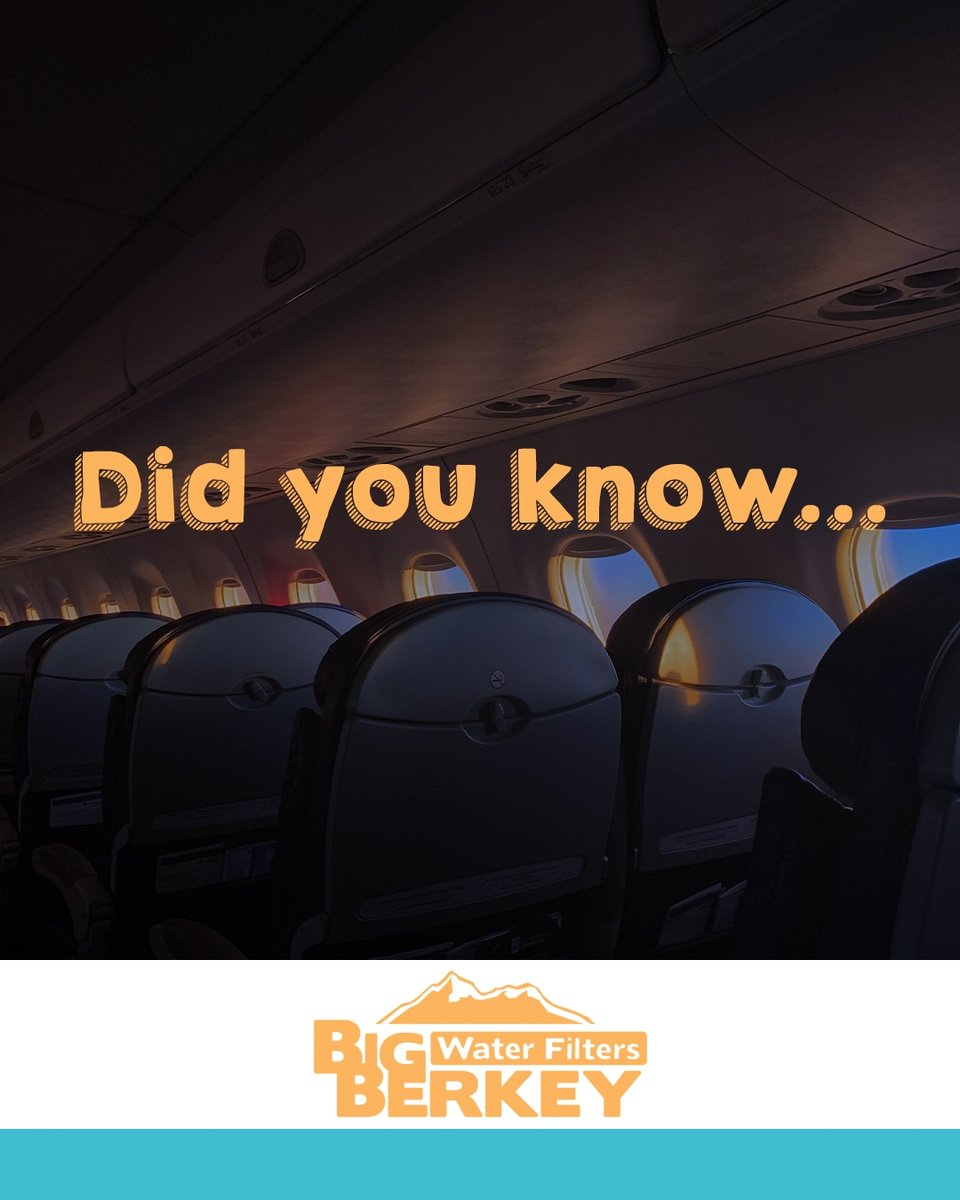 BigBerkey's tweet photo. Flying on an airplane can leave you feeling very dehydrated. The cabins have very low humidity, which can increase water loss through your skin and breathing! So, first class, business, or coach, remember to stay hydrated! https://t.co/RXxIByH99r https://t.co/CTjcPQ2tv9