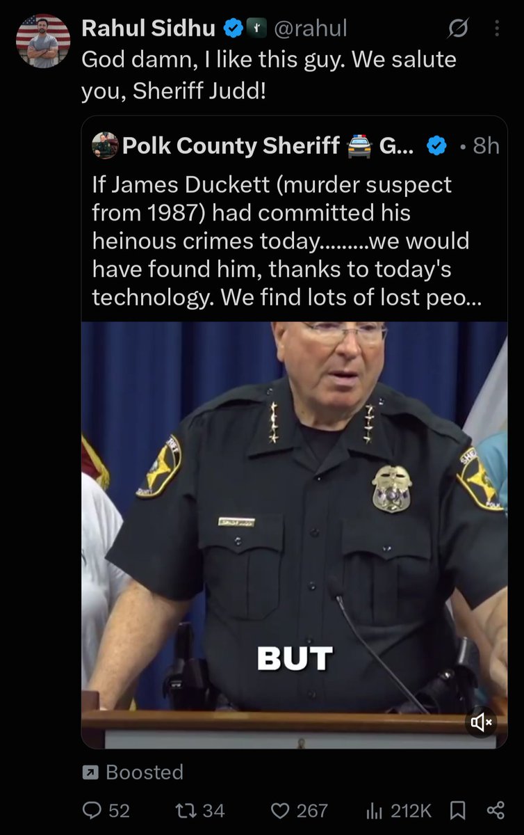 trigger_tooth's tweet photo. Why the fuck have I boosted, muted, and have the word Sheriff blacklisted and this account keeps coming up on my feed!? @elonmusk https://t.co/81heUH3dbz
