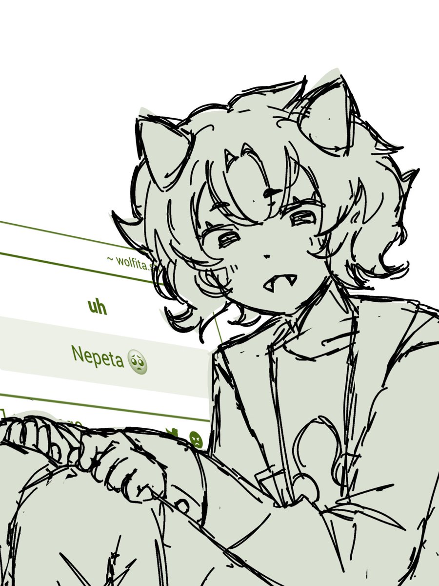 Wwhqwq's tweet photo. Hi😁little😊😊nepeta😁😁😊😊
#homestuck https://t.co/hIHerB0giI