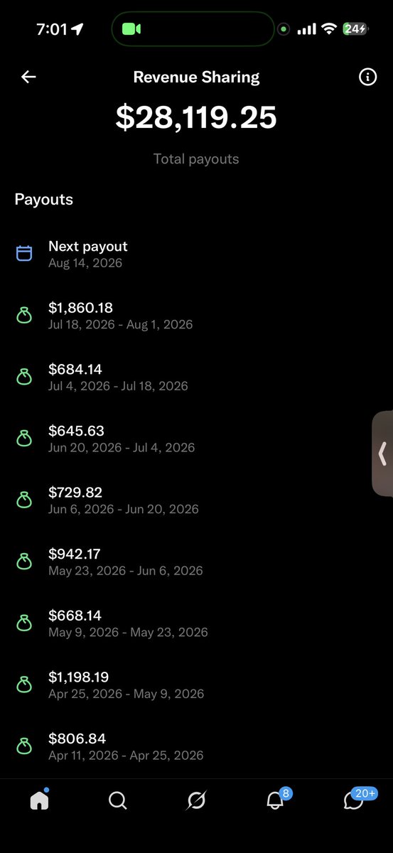orangie's tweet photo. $1,860 by just tweeting 

This is crazy! 

thank you @elonmusk https://t.co/ikW5B53aJD
