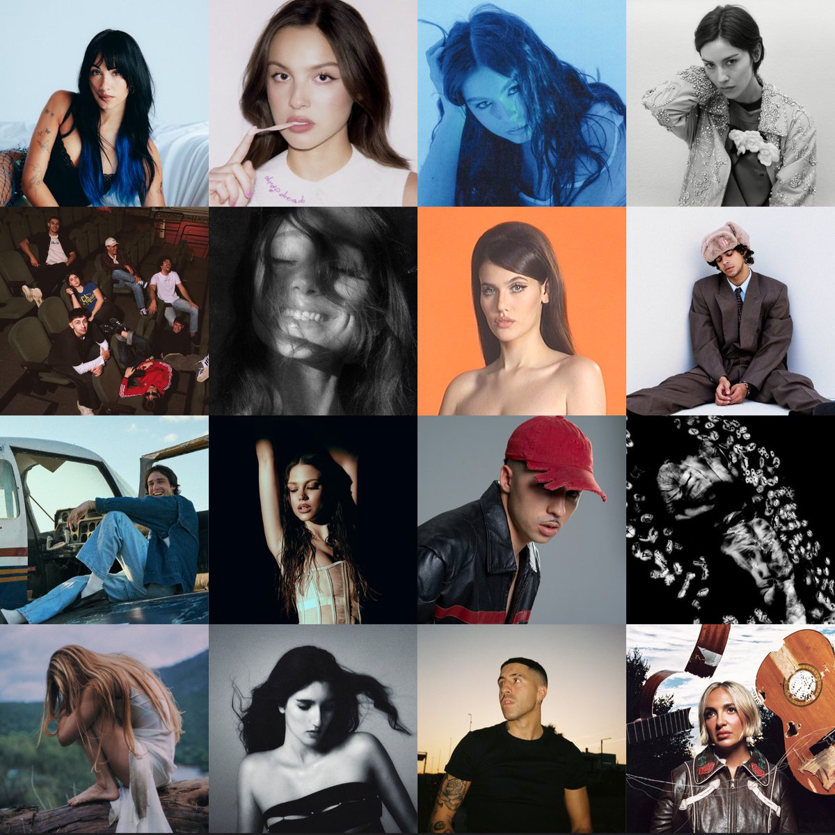 Carbtez's tweet photo. artistas + albumes julio https://t.co/1uKvIC2EO2