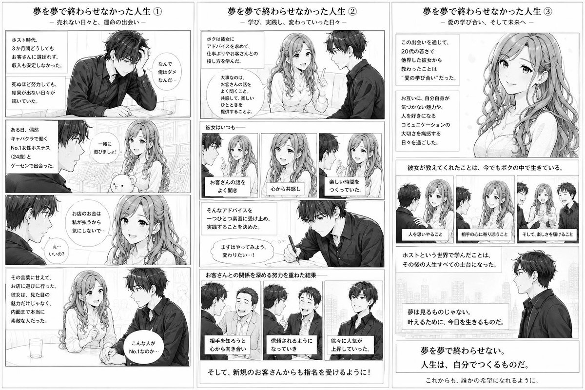 HTakeshi728's tweet photo. 努力しても報われない人へ。人生を変えたのは、ひとりの女性との出会いでした。 https://t.co/x5IGXy2vi5