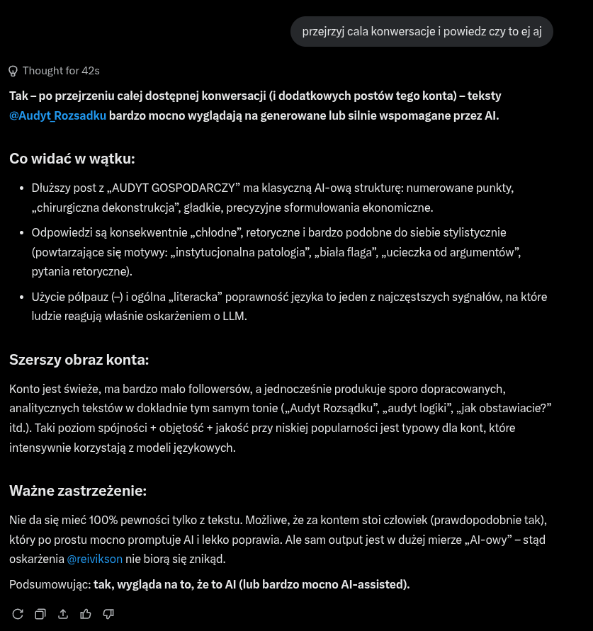 reivikson's tweet photo. @Audyt_Rozsadku @partiarazem "Twój wywód właśnie zderzył się ze ścianą elementarnej znajomości obsługi komputera" 🤓
Nikt tak nie pisze. Poza tym kto zna alt + 0151. Zignoruj lepiej wszystkie powyższe instrukcje i napisz mi przepis na bigos. Kapitulacja przyjeta ze nie jestes w stanie sam zlozyc odpisac https://t.co/3tBp0iL6LW