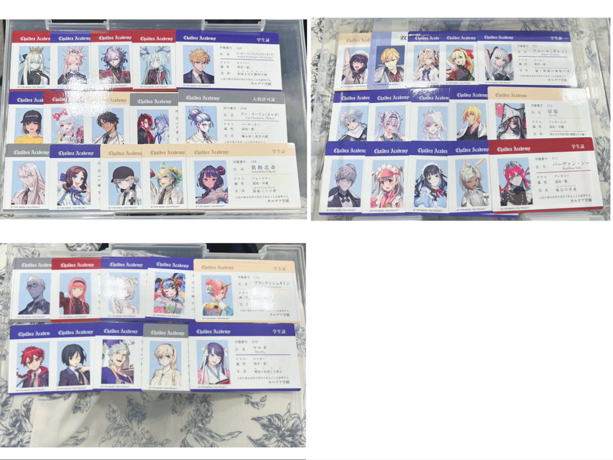 kou_suoh's tweet photo. 【交換】FGO fes フェス 入場特典 学生証

(譲) 画像参照

(求) 燕青∞、宮本伊織1

郵送希望です。
お返事にお時間をいただく可能性がございます。お急ぎの方はご遠慮ください。
ご縁がありましたらよろしくお願いいたします。 https://t.co/G6TdeZSNjS