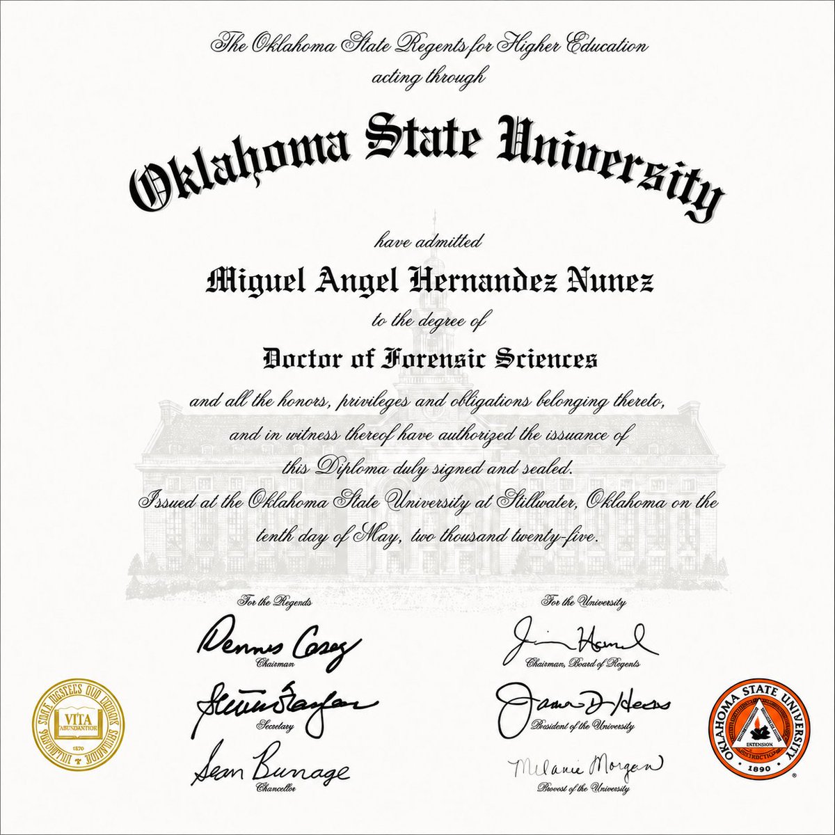MikeReefs's tweet photo. Today Marks one of the proudest milestones of my life. 
#OSU #University #College #Cybersecurity #Science #ComputerScienco https://t.co/zacMKwZiOB
