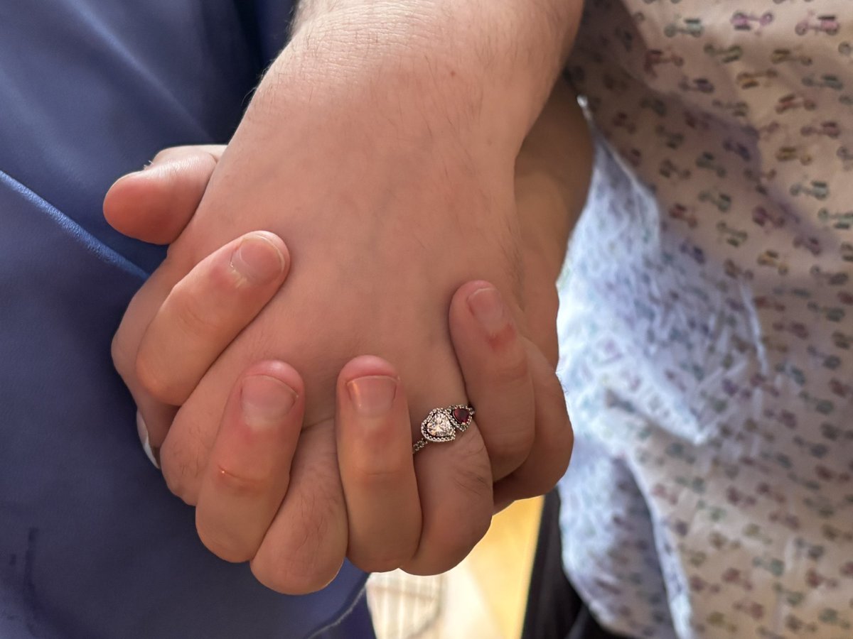 Delta5561's tweet photo. I am officially engaged to the women I love so much!!! @ArtOfVal https://t.co/2kiGLlKXpG