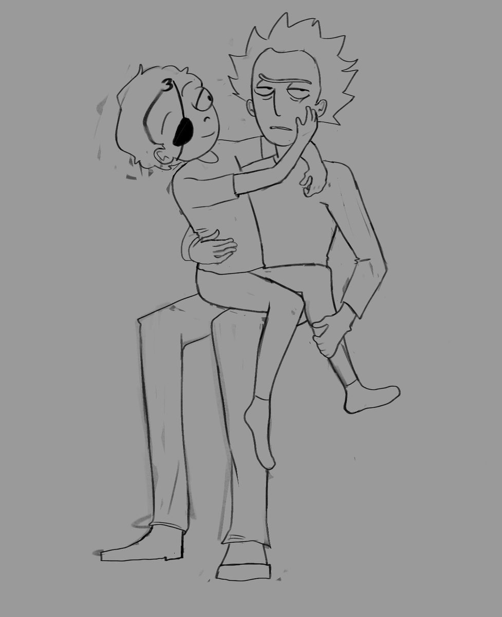 moldykitchen's tweet photo. Gift/request from my fwiend @buneeboi teehee #proship #emrick #evilmorty https://t.co/quaI2ut6cZ