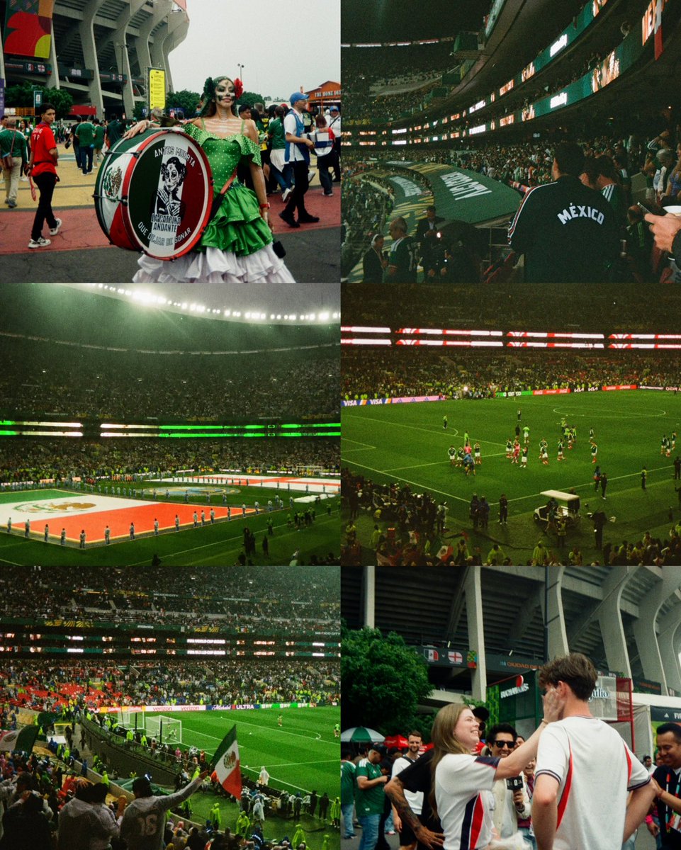anapau_villa's tweet photo. México vs. Inglaterra, Estadio Azteca, CDMX, 5.7.2026

Shot on 35mm film. https://t.co/XCO8BwnoV6