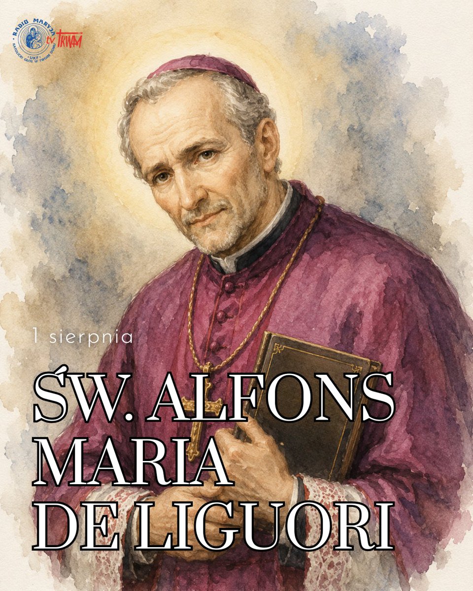 TV_Trwam's tweet photo. #ŚwiętyNaKażdyDzień
⛪Św. Alfons Maria de Liguori⛪
„...niestrudzenie powtarzał, że kapłani są widzialnym znakiem nieskończonego miłosierdzia Boga ❤️ który przebacza grzesznikowi i oświeca jego umysł i serce, aby się nawrócił i zmienił życie”.
(Benedykt XVI) https://t.co/KuRCwO107X