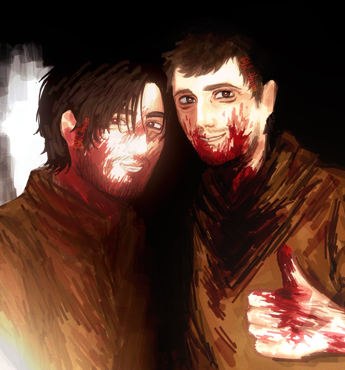 lil_thium's tweet photo. Getting motivation back and drew this for @hjgjhvhvhh (tkm twin) YAYYY
#brim #masky #hoodie #hoodsky #timwright #brianthomas #mhtwt #crptwt https://t.co/AbGH6YJisx