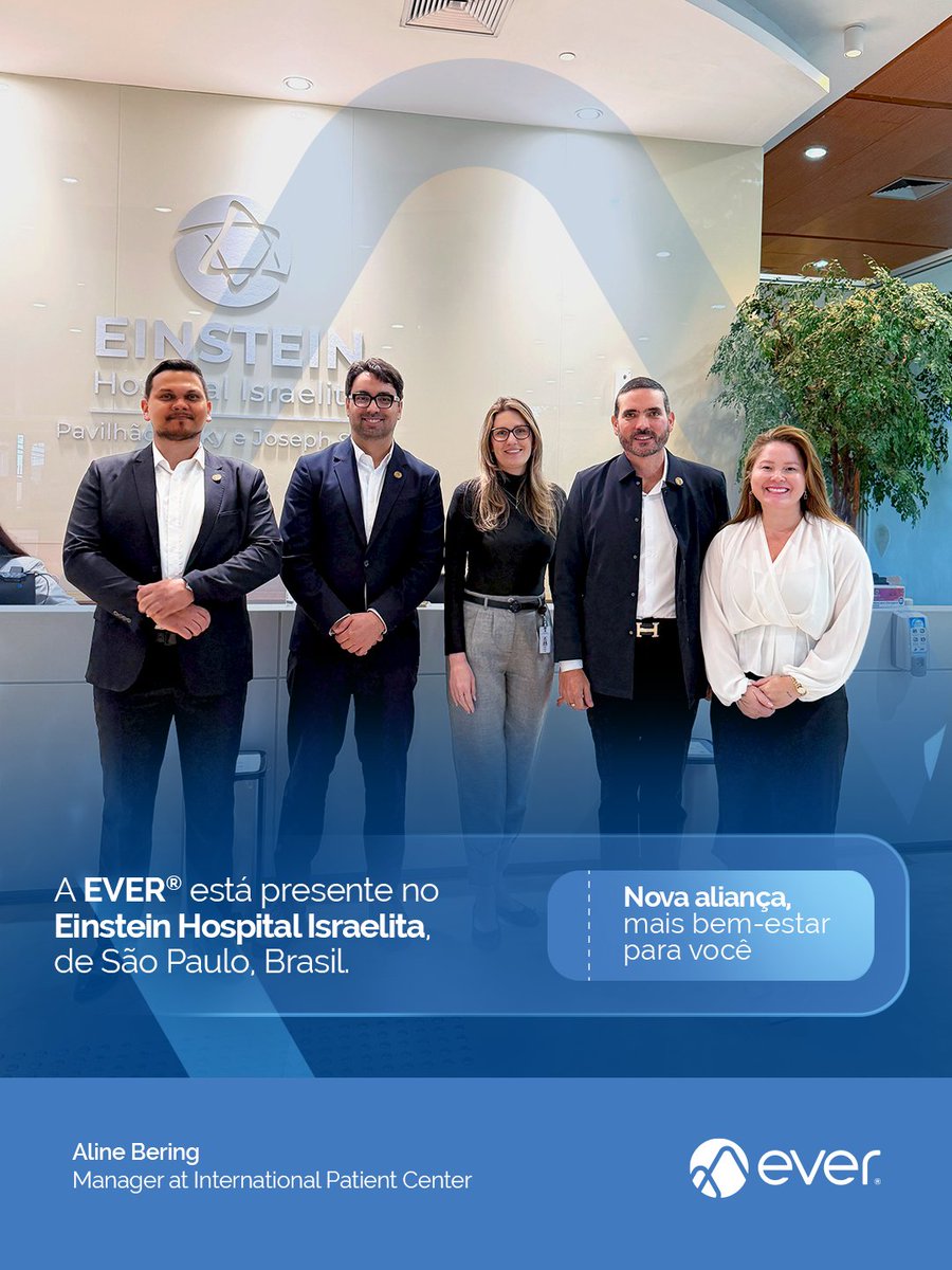 EverInsurance's tweet photo. Unindo forças com os melhores da região! 🇧🇷

Na EVER®, anunciamos nossa aliança estratégica com o Einstein Hospital Israelita em São Paulo, consolidando o trabalho com nossos parceiros operacionais para garantir excelência e cuidado aos nossos segurados.

#ForEVERwithyou https://t.co/yXIa81KGgq