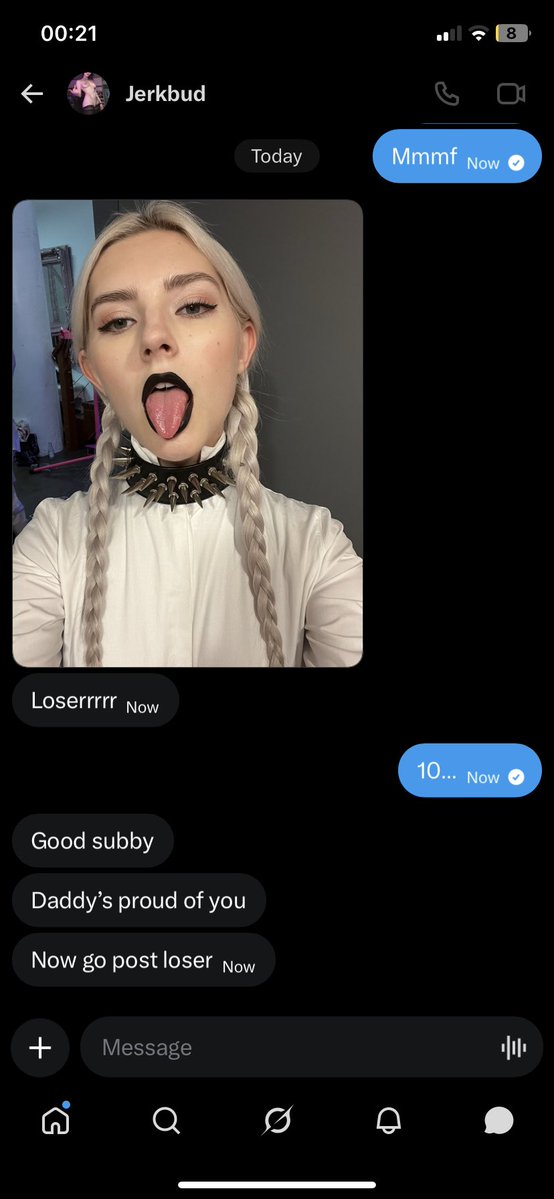 goonettekatie's tweet photo. @Johnny931285631 Round 2… loss again
Record 0-2
Streak 0

@Jerkbuddey beat me without even having as many rules as he was allowed… and now he gave me an upvote loser post… 
#wankbattle #goon #wankchat https://t.co/29U7B3B3Gc