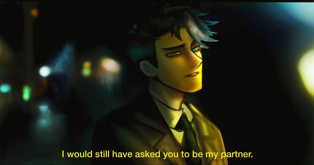 syrhra's tweet photo. So, even though you have broken my heart yet again… #murdermedia #hazbinhotel #alastor #vox https://t.co/5zJnxHjt7j
