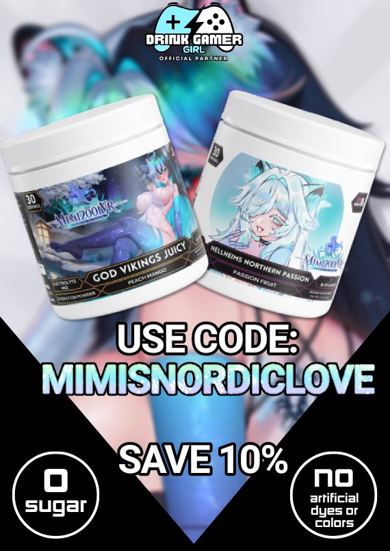zMimi2001VR's tweet photo. ❄I now have New @DrinkGamerGirl Flavors Aviable~

🌌Go get the new Flavors: 
-Strawberry Shortcake 
-Sour Grape

💀You can now Collect points~

❄For 10% off use code: "MIMISNORDICLOVE"

🌌https://t.co/T9bZ42hRDU

💀Every sale bring in new Products and Merch~

#vtuber #dgg #merch #drink