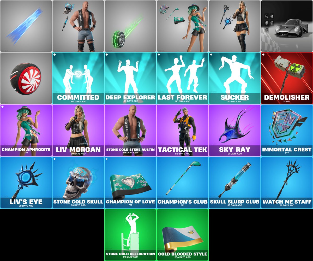HYPEX's tweet photo. LEAKED FORTNITE SHOP TONIGHT

NEW APHRODITE https://t.co/zomLCTlAaN