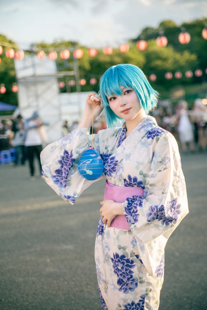 krage_lib's tweet photo. 𝗖𝗼𝘀𝗽𝗹𝗮𝘆   まどマギ  さやか浴衣ver.🎇✨

 #アコスタ万博夏まつり https://t.co/xdCZTA1XB6