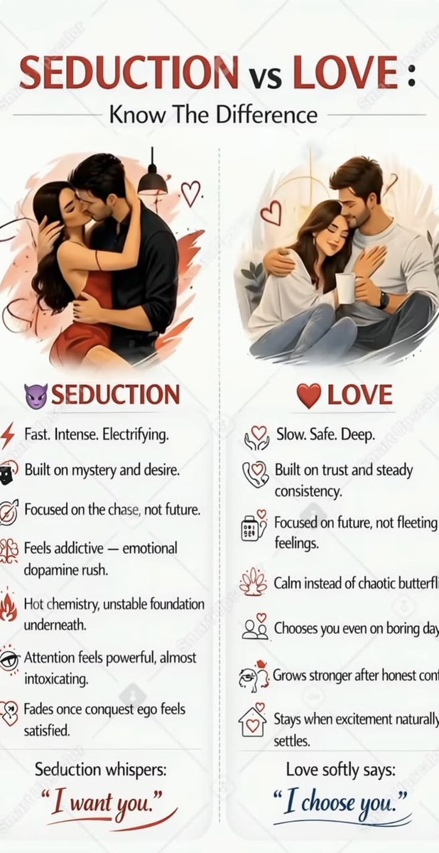 NovaTechAIX's tweet photo. Seduction Vs Love,,,,, https://t.co/uXrxW6BuT0