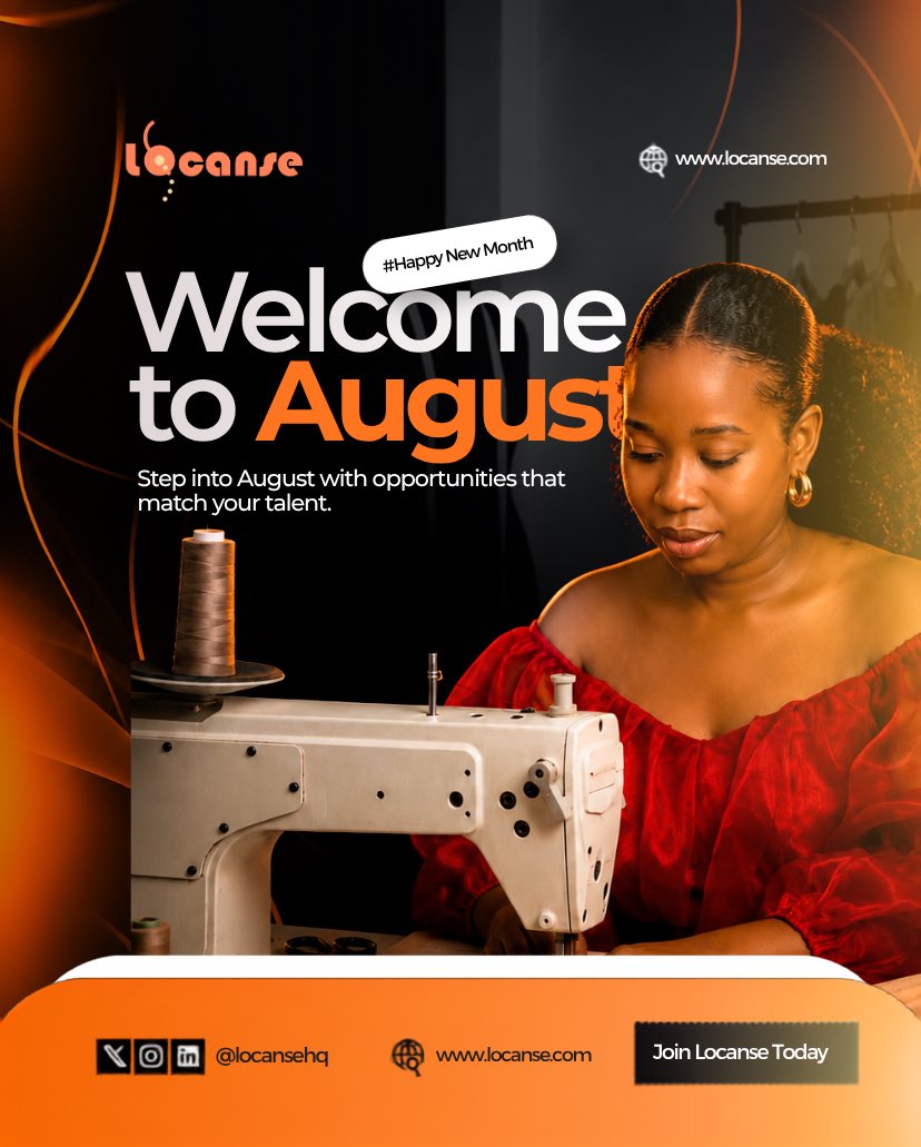 LocanseHQ's tweet photo. Don't just work hard this August, work where your talent is valued. Step into a month filled with opportunities that truly match your skills. 

Ready to level up? Join us today: https://t.co/W3Et9yUjdC

#HappyNewMonth #WelcomeToAugust #Locanse #FutureOfWork https://t.co/ynvDsOwqPg
